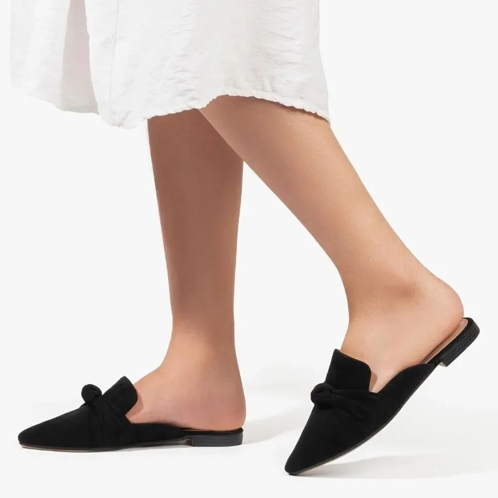 A.N.A NEW APPROACH ALMOND TOE MULE SANDAL R3